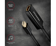 Axagon RVDM-HI14N Mini DisplayPort - HDMI adapter, 4K/30Hz - 1485477 - zdjęcie 2